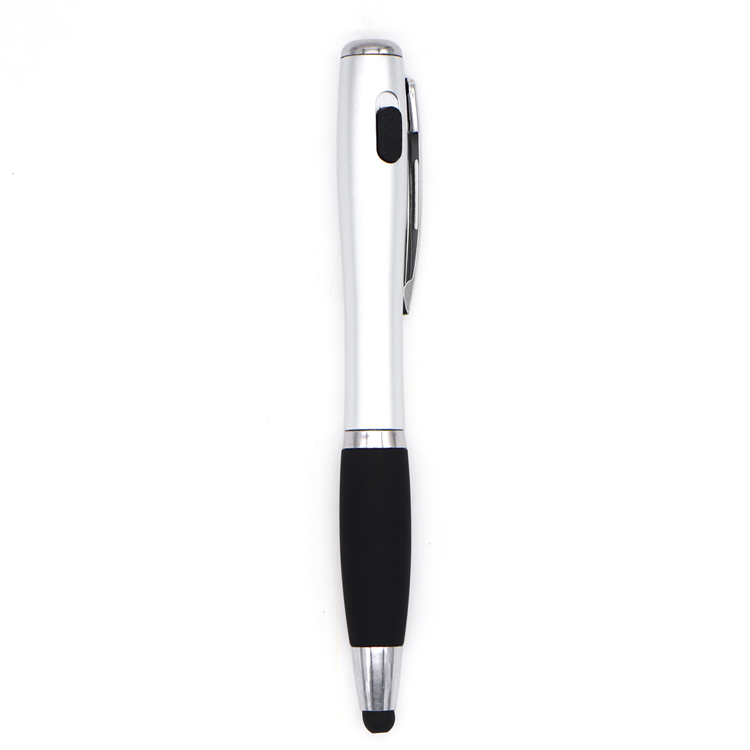 Promotional items Led lamp plastic touch screen multifunctional ballpoint pen factory